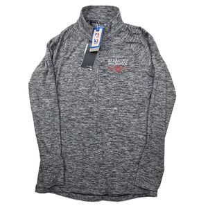 Under Armour 1/4 Zip Pullover Womens Medium Gray Space Dye Houston Rockets NEW